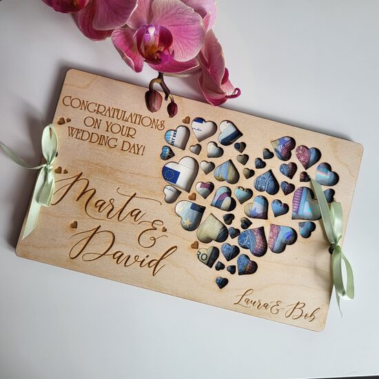 Koka kartiņa naudas dāvanai SIRDS